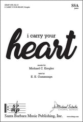 i carry your heart SSA choral sheet music cover